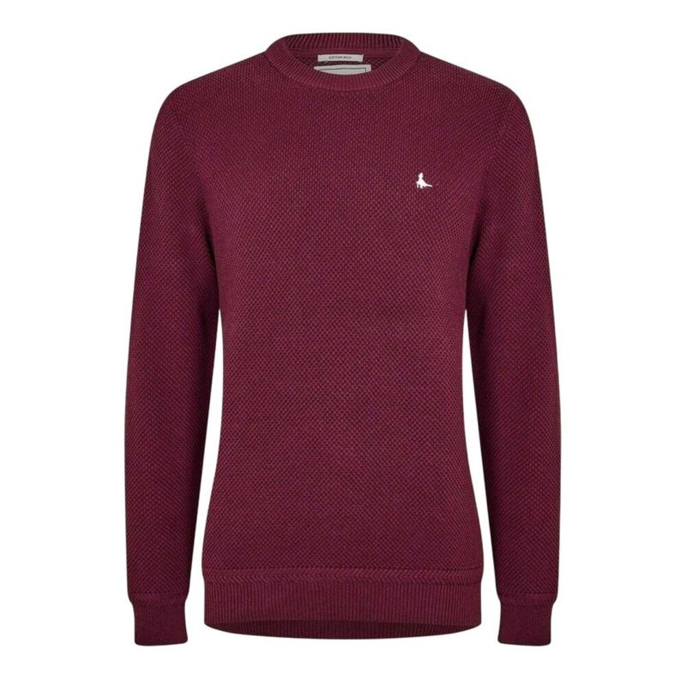 Jack Wills Mens Linus Seed Stitched Sweater / Fig